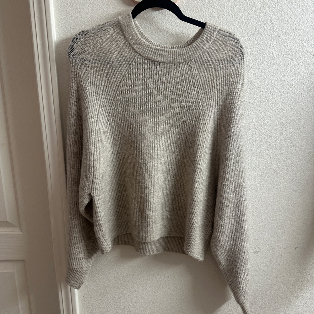 ASOS Light Gray Crew Neck Sweater